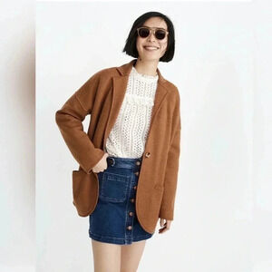 Madewell Merino Wool Saville Sweater Blazer